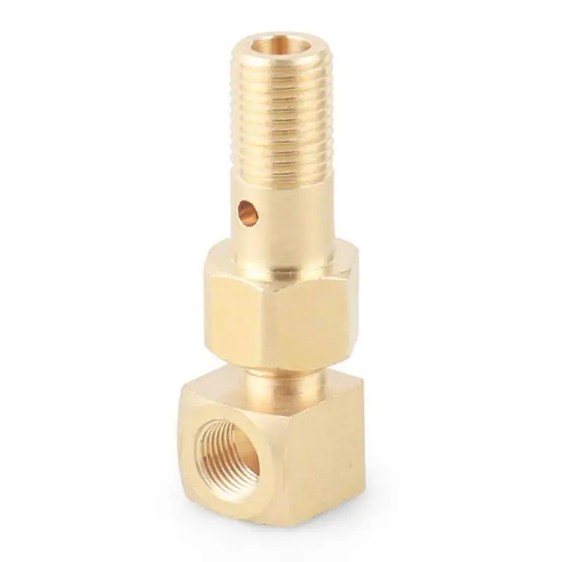

Fuel Pressure Gauge Adaptor For Fuel Injection Systems M12 X 1.25 To 1/8-27 NPT BX102377-1 Fuel Pressure Adapter