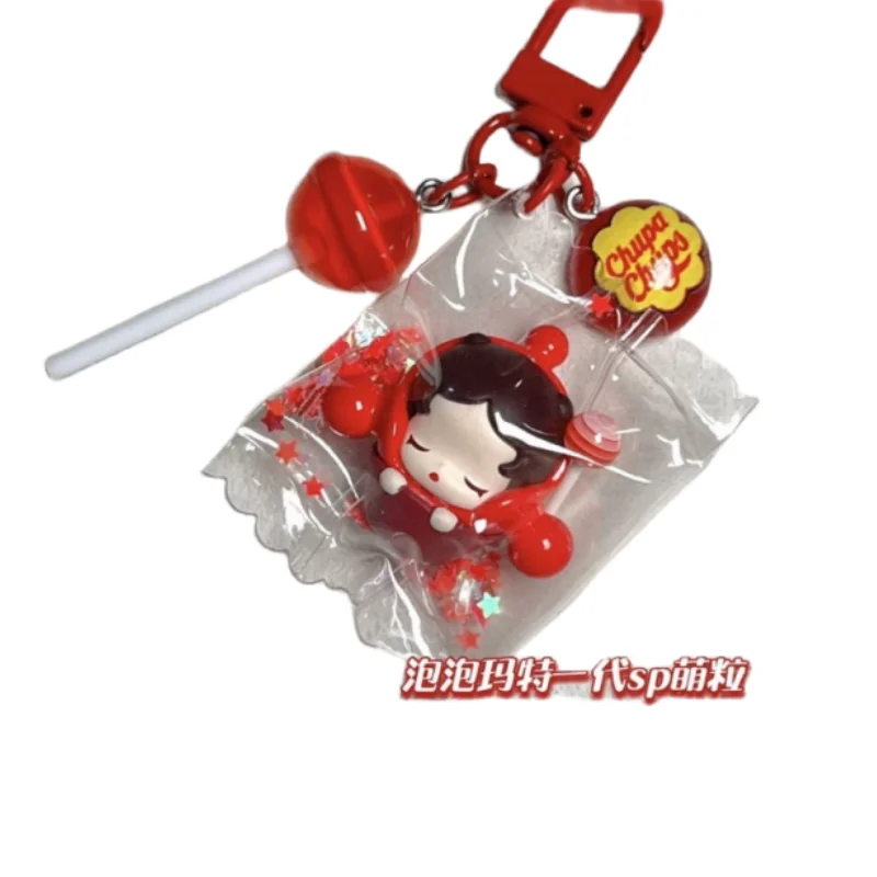 

Оригинальный милый кулон POP MART второго поколения с зернистой драгоценностью в виде необычной мультяшной сумки Dimoo в подарок