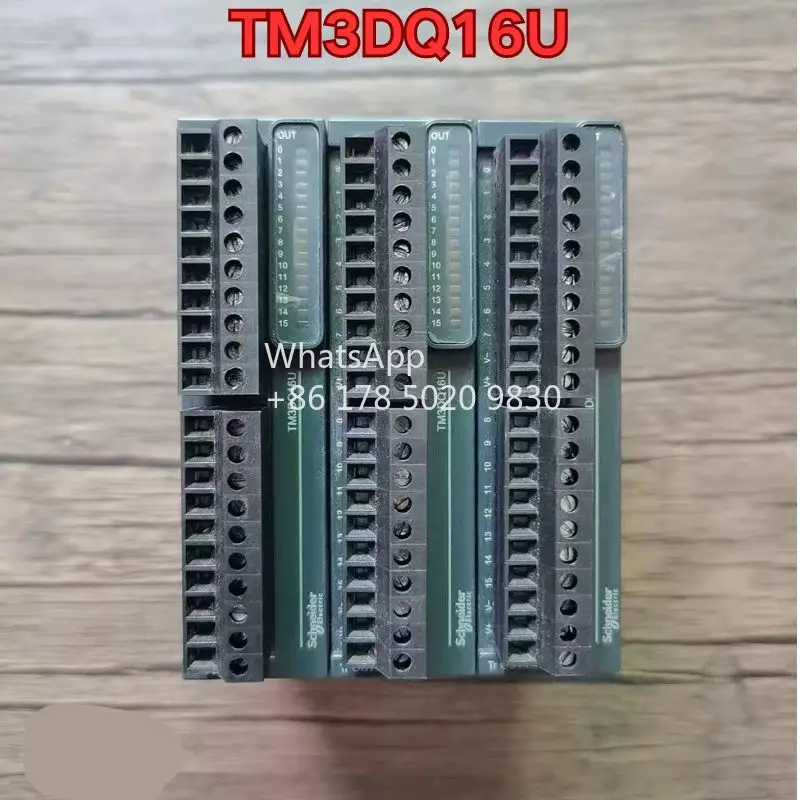 Б/у разобранная машина слегка используемая модуль ПЛК в хорошем состоянии TM3DQ16U