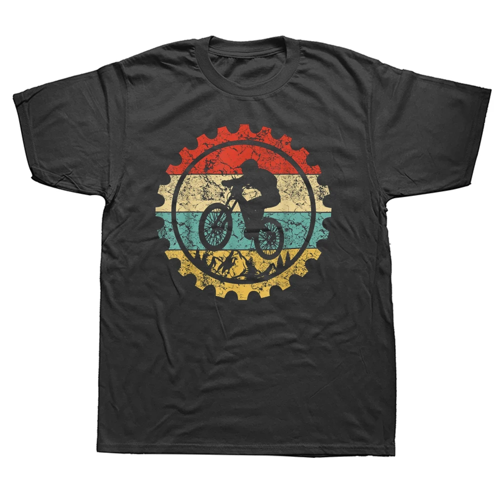 

Funny Mountain Biking Retro Vintage Bicycle Bike Rider T Shirts Graphic Cotton Streetwear Short Sleeve Birthday Gifts T-shirt