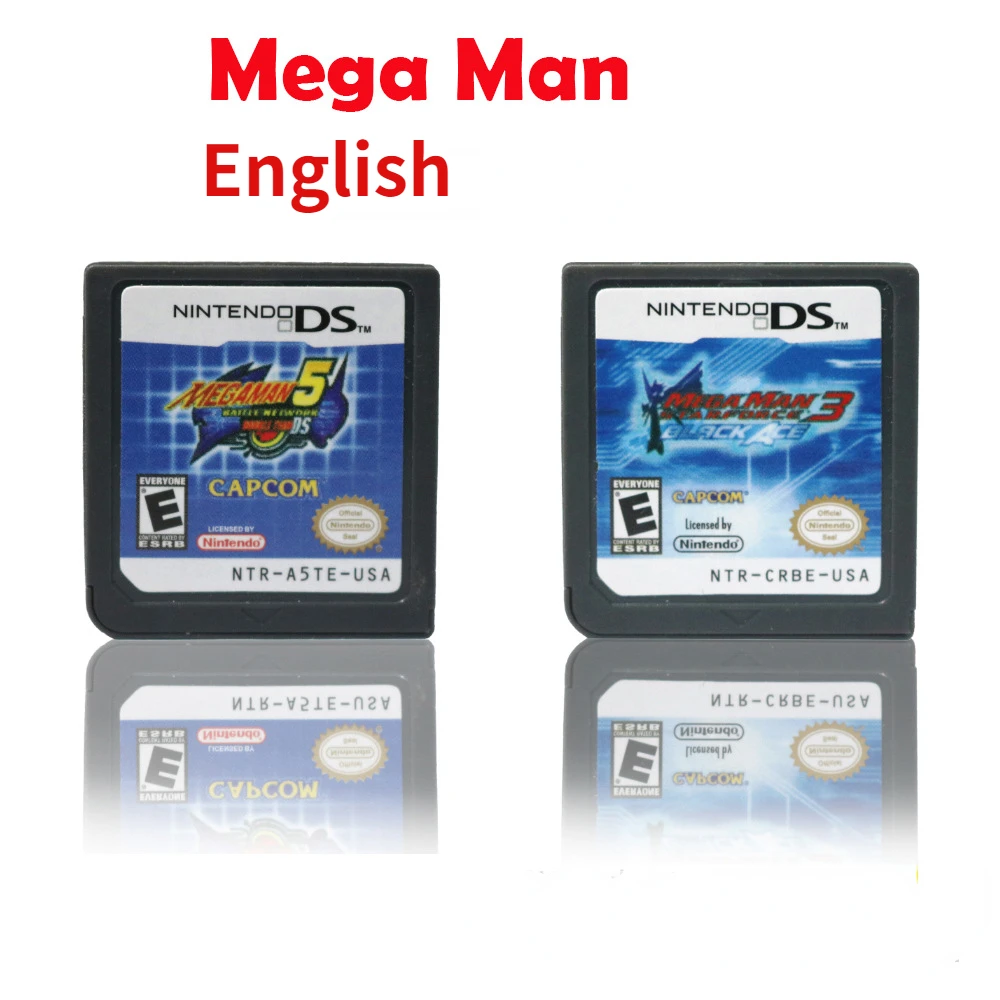 

Mega Man Rockman Series Video Game Cartridge Console Card for Nintendo 2DS 3DS XL NDSI Classic Game Version English Language