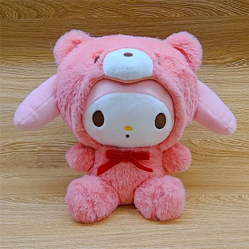 Плюшевая игрушка Sanrio милая плюшевая Куруми коричная курица 25 см мимелоди