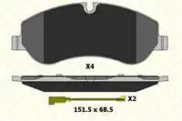 

Внутренний тормоз B2560217414KD20 balattourasi Neo CUSTOM V362 2,2 tdci 12/(задний одиночный) с двойной вилкой
