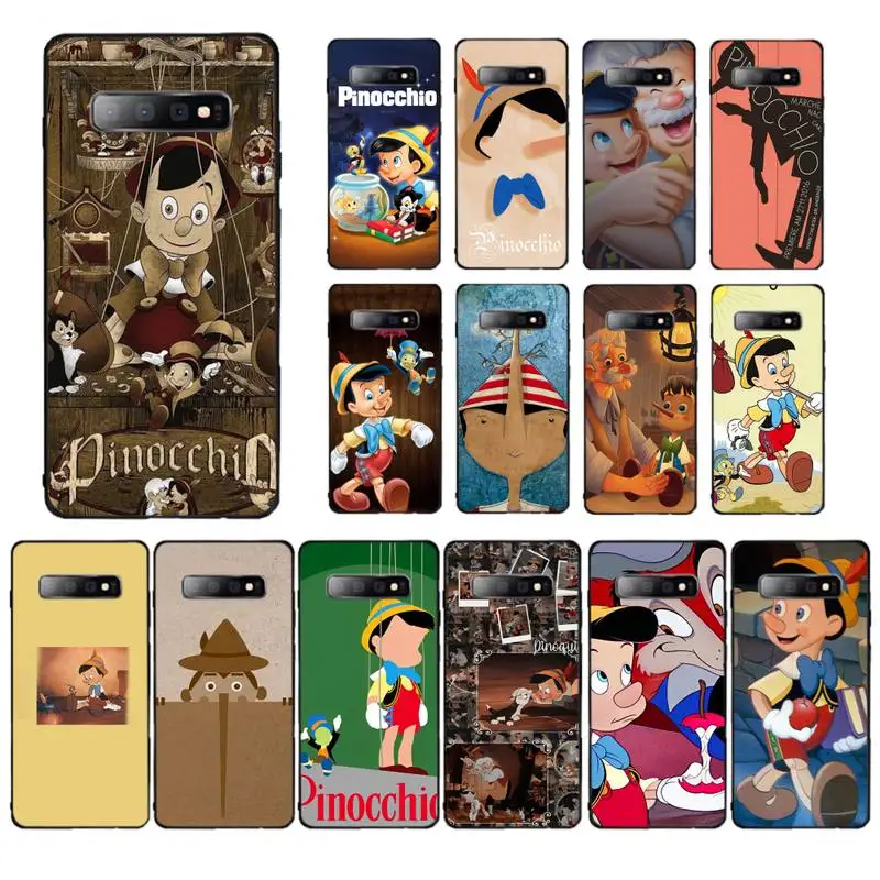 

Disney Pinocchio Phone Case for Samsung S10 21 20 9 8 plus lite S20 UlTRA 7edge