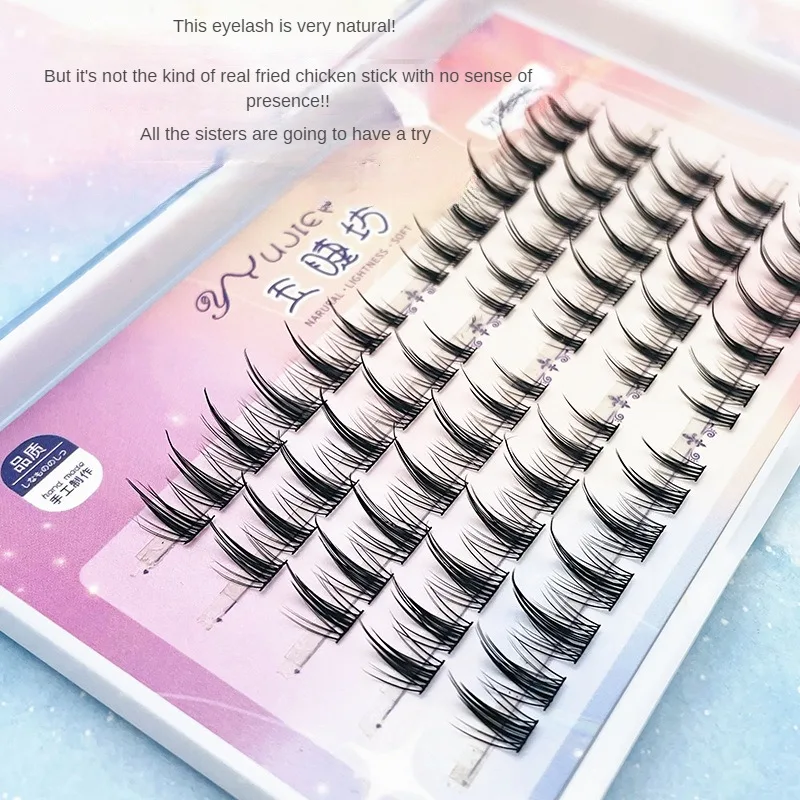 

False Eyelashes Eyelashes Are Slender And Natural Clear Roots Natural Warping Convenient And Fast Easy To Clean Cosmetics