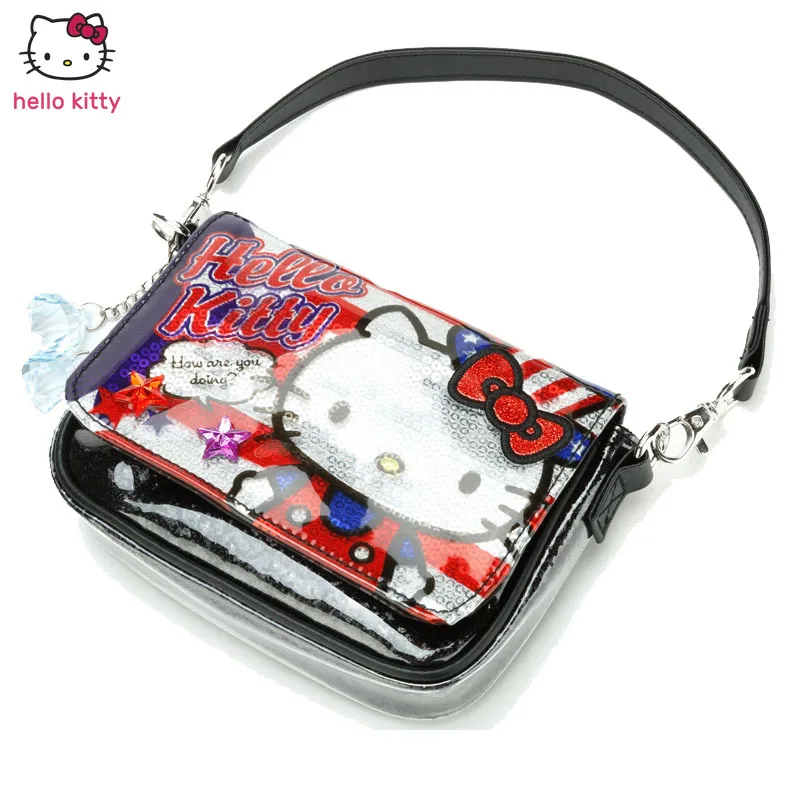 

Детская школьная сумка Hello Kitty, кошелек для мелочи, сумка для подарка на день ребенка, многофункциональная сумка