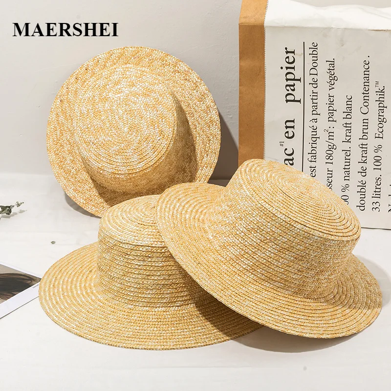 

2022 new fashion straw hat outdoor leisure sun hat summer beach hat ladies wild hats Straw hat for women