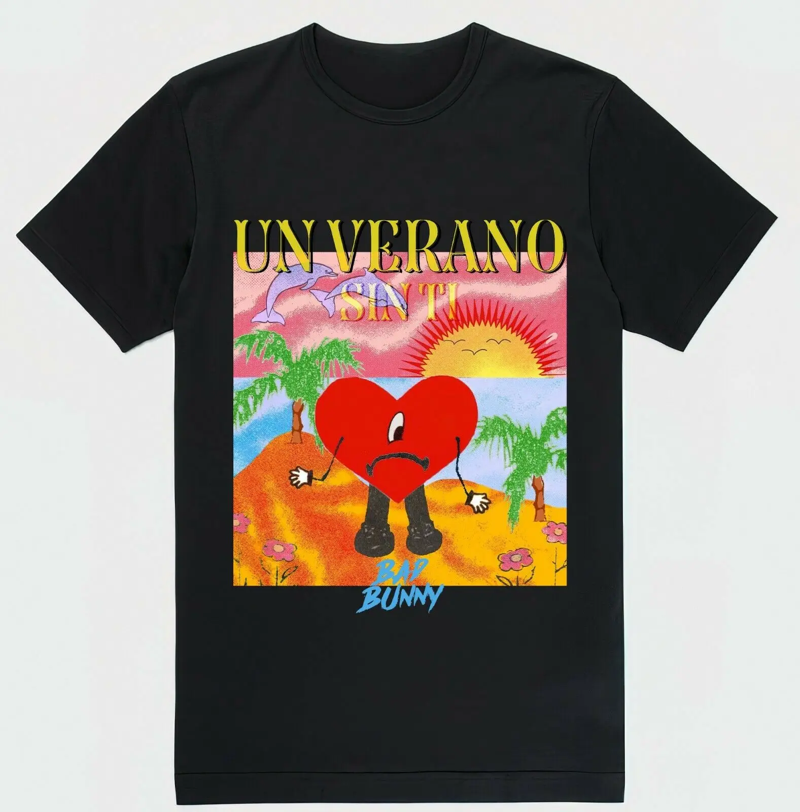 

Bad Bunny Un Verano Sin Ti T-Shirt Album 2022 Shirt Sleeve New Black Tee
