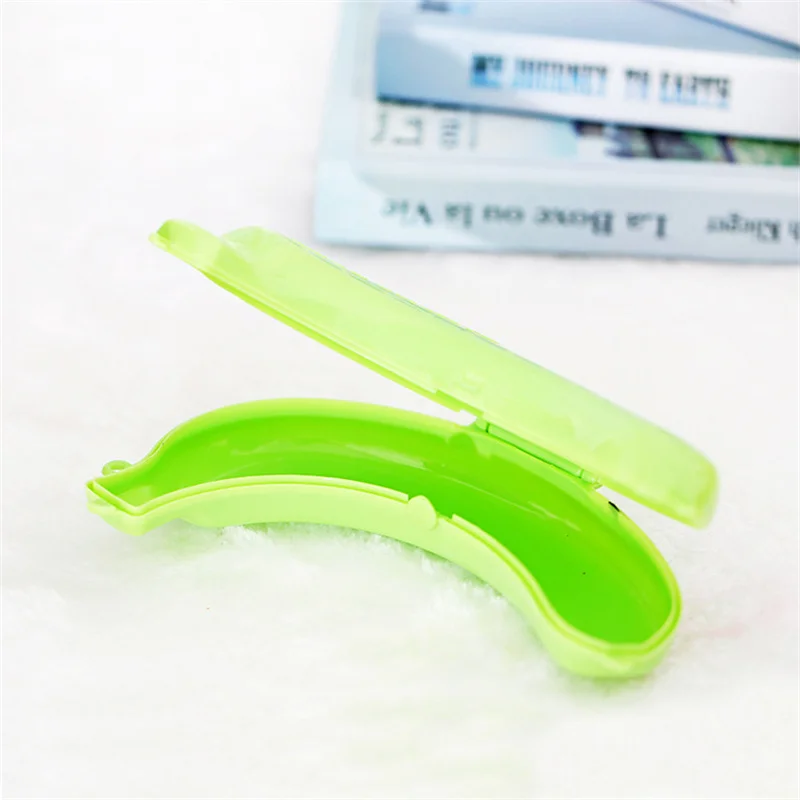 Контейнер для хранения бананов путешествий милый дорожный контейнер фруктов