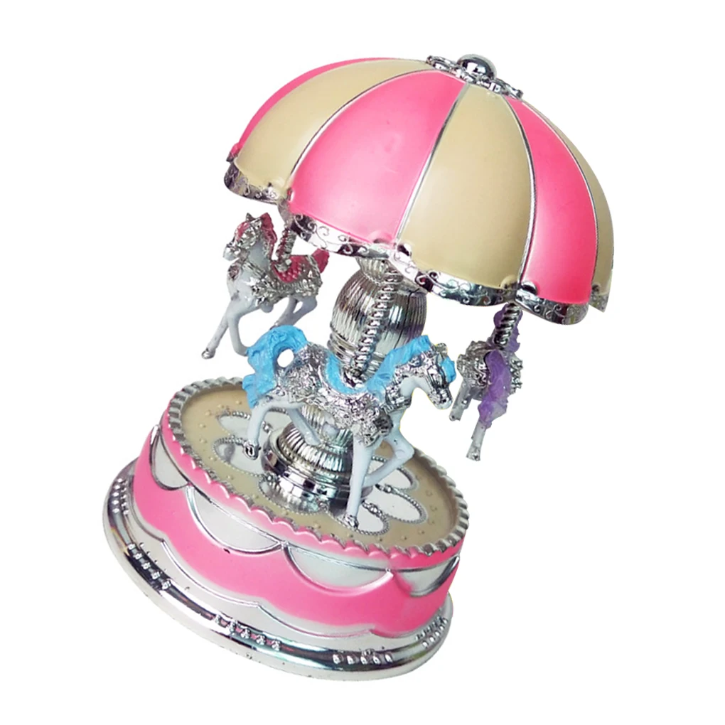 

Music Box Home Decor Holiday Supplies Space Saving Long-lasting Craftsmanship LED Lights Glowing Boxes Blue purple