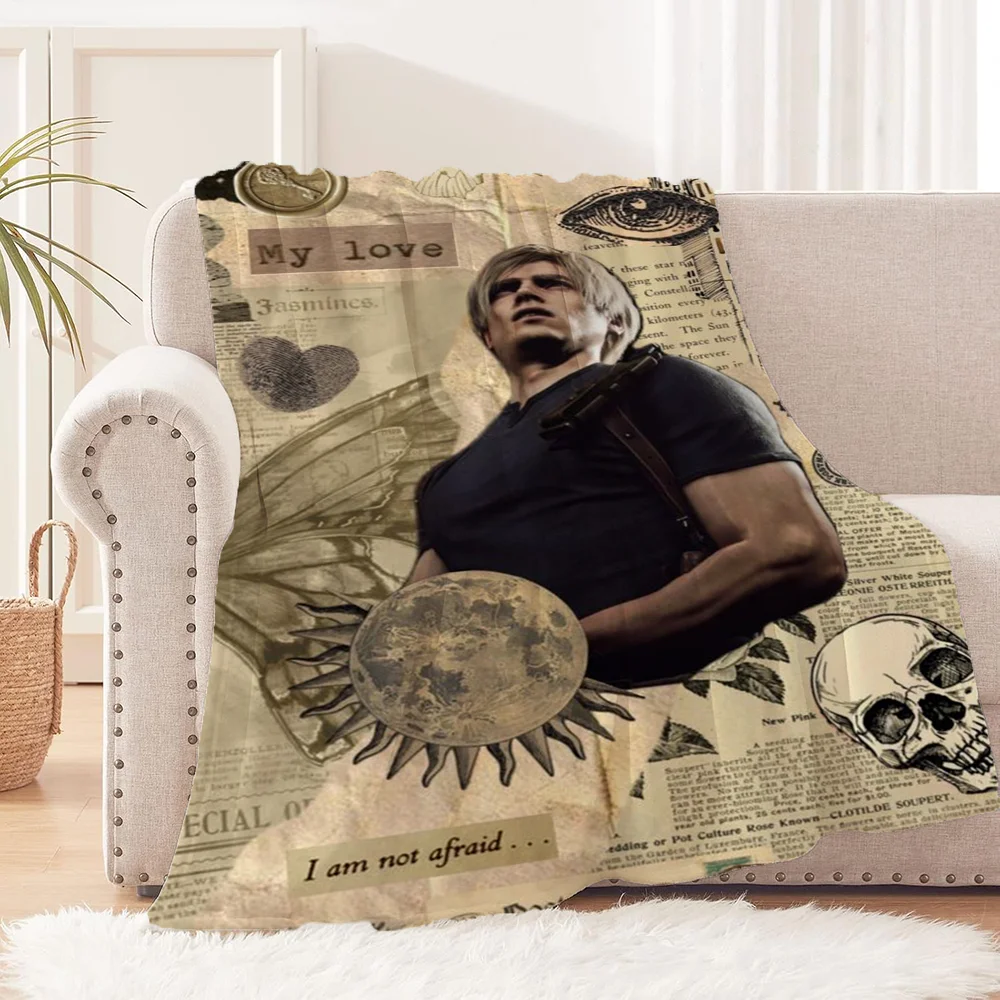 Детское Плюшевое Одеяло Леона Кеннеди Роскошное Постельное Белье Королевского