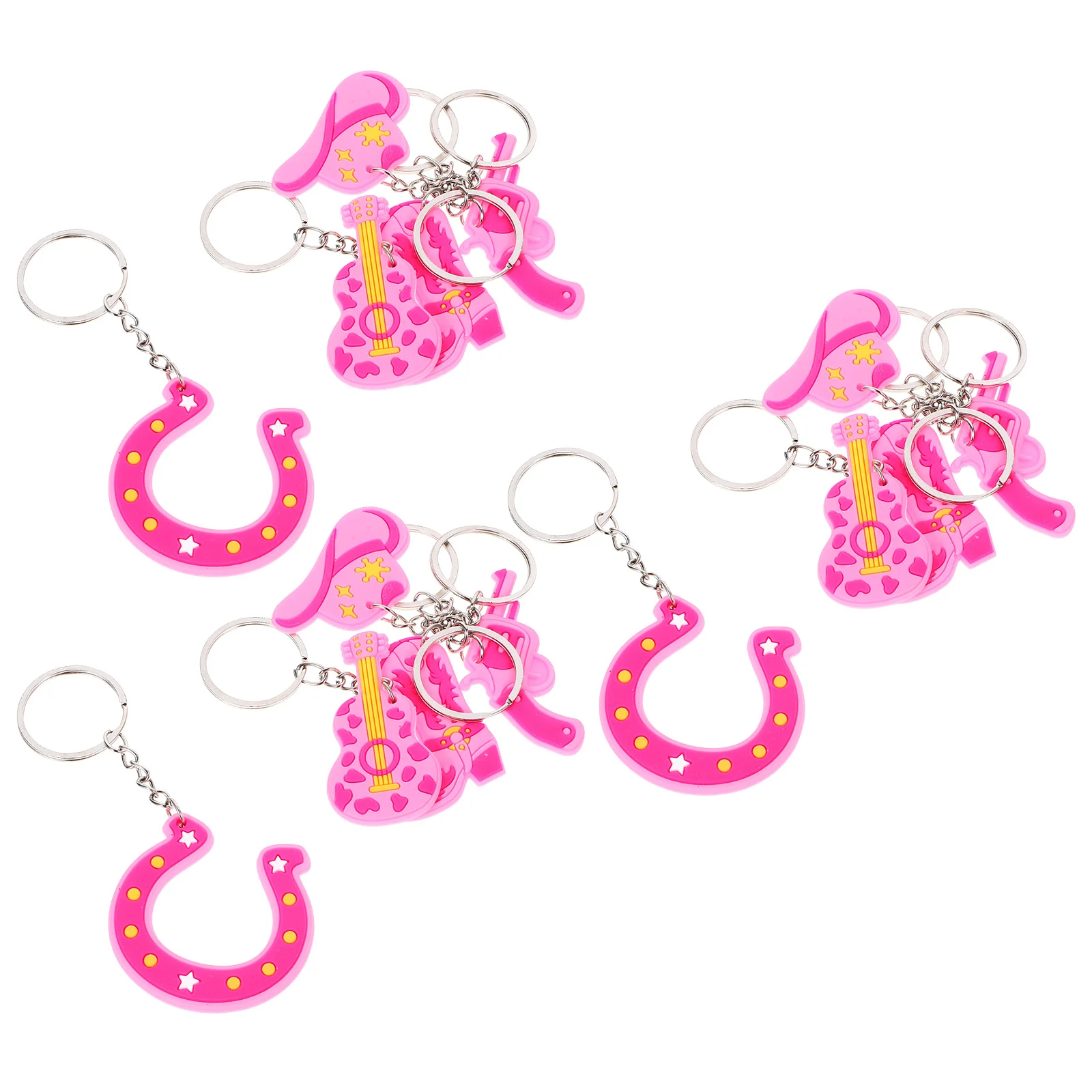 

15 Pcs Key Chain Hanging Ornament Memento Cowgirl Keychain Fob Novelty Keychains Hat