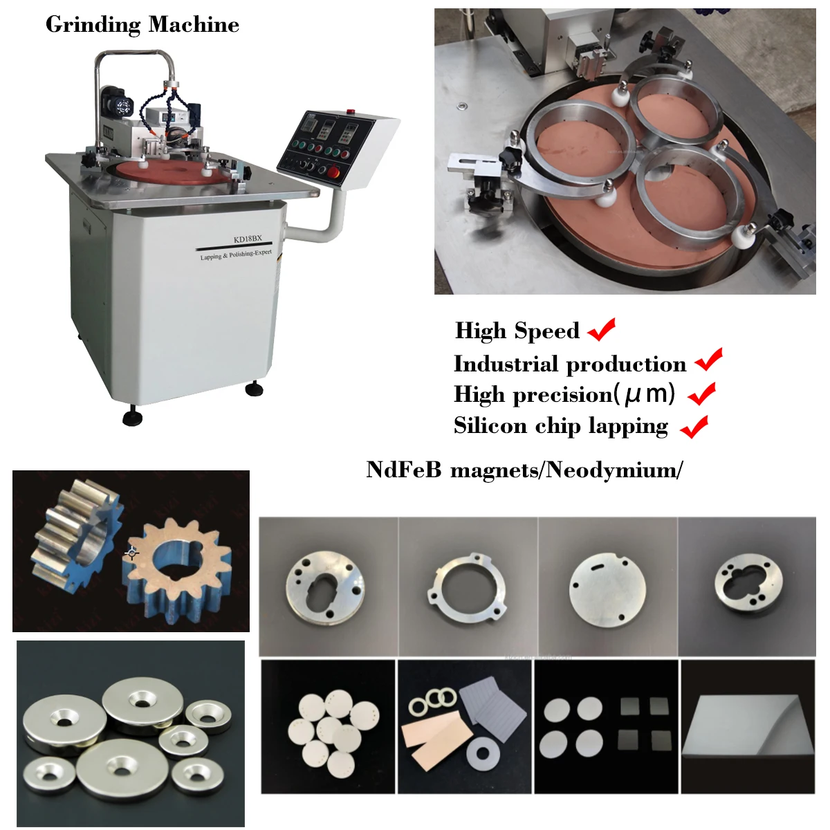 Deposit For VVT Pressure Plate High Accuracy Customize Surface Grinding Machine