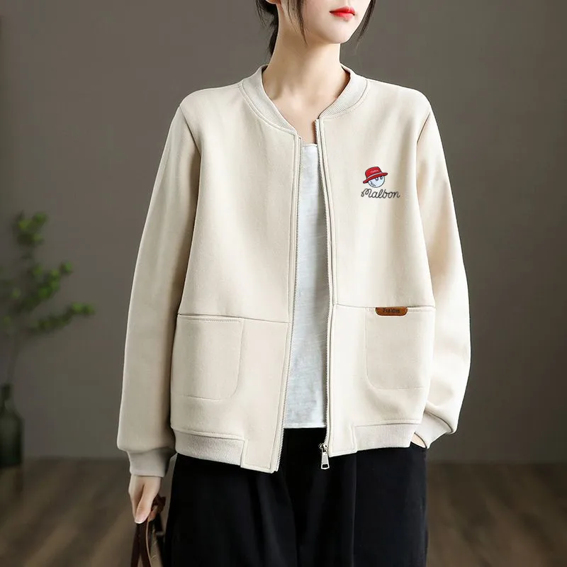 

2022 Women's Golf Clothing Autumn Women Golf Wear Windbreak Jackets Women's Golf Wear Jackets Women's Coat Golf Wear Malbon Golf