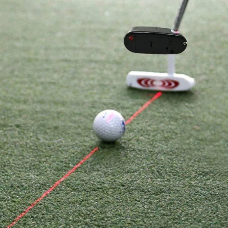 

Black Golf Putter Laser Pointer Putting Training Aim Line Corrector Improve Aid Tool Practice Golf Accessories Golf Simulator