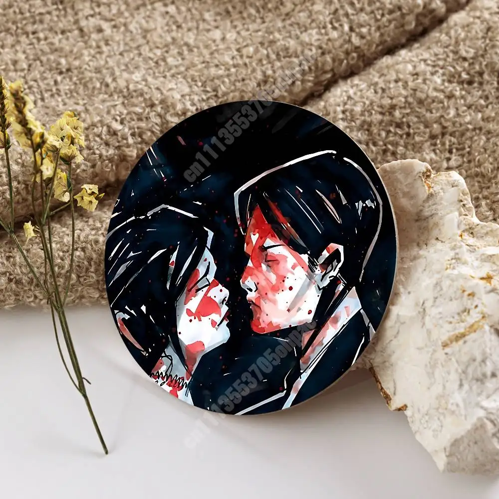 Фото Деревянная подставка для чашек My C-Chemical R-Romance MCR Band для капучино, водки, сока, воды, для цветочного магазина №3