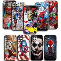 marvel avengers phone cases for samsung galaxy a21s a31 a72 a52 a71 a51 5g a42 5g a20 a21 a22 4g a22 5g a20 a32 5g a11 cases