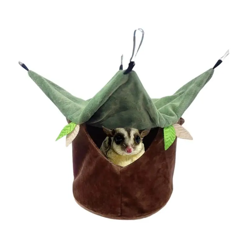 

Parrot Bed Warm House For Winter Hangable Tent Bird Nest durable Snuggle Hut For Small Medium Parrots Lovebird Bird Supplies