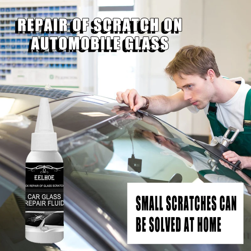 

Repair Fluid Durable Universal Auto Glass Windscreen Repair Set Auto Window Repair 30ml Auto Glass Repair Fluid Car Repair Tool