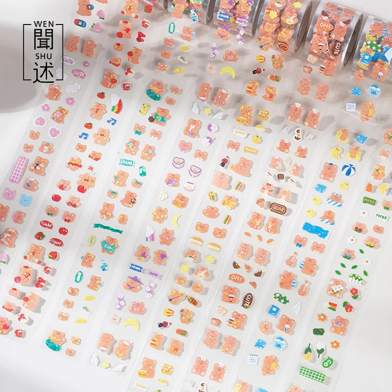 

1pcs/1lot Masking Tapes Bear Club Decorative Adhesive Scrapbooking DIY Paper Japanese