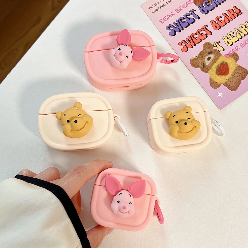 

Disney 3D Winnie The Pooh Piglet for Apple AirPods 1 2 3 Case AirPods Pro 2 Case IPhone Earphone Accessories Air Pod Cover