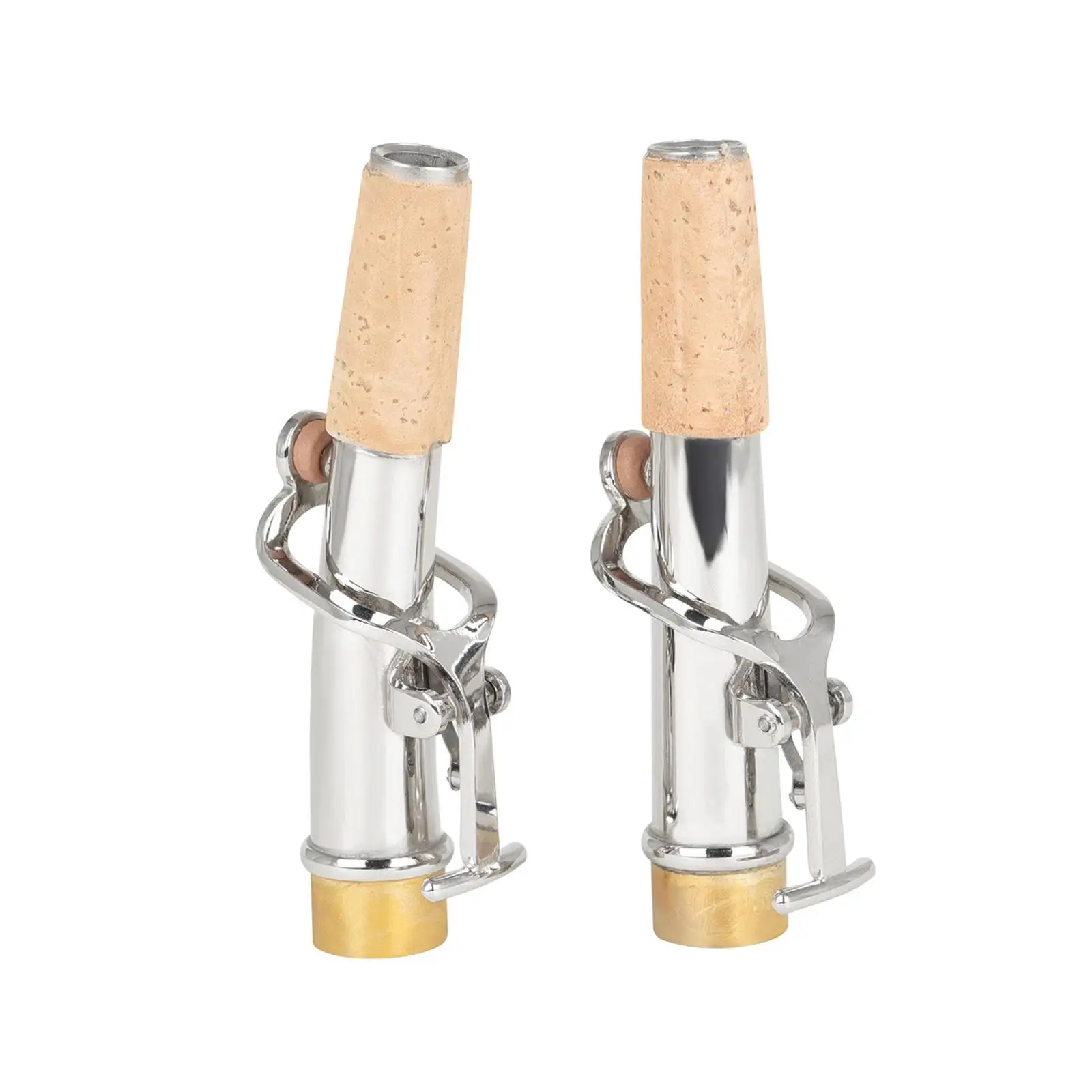 

2Pcs Sax Neck Direct Replaces Elbow Bend Neck Brass Accessorys Straight Neck
