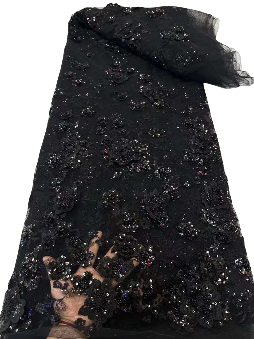 5 ярдов 2024 новейшая элегантная нежная ткань лучшего качества с камнями для