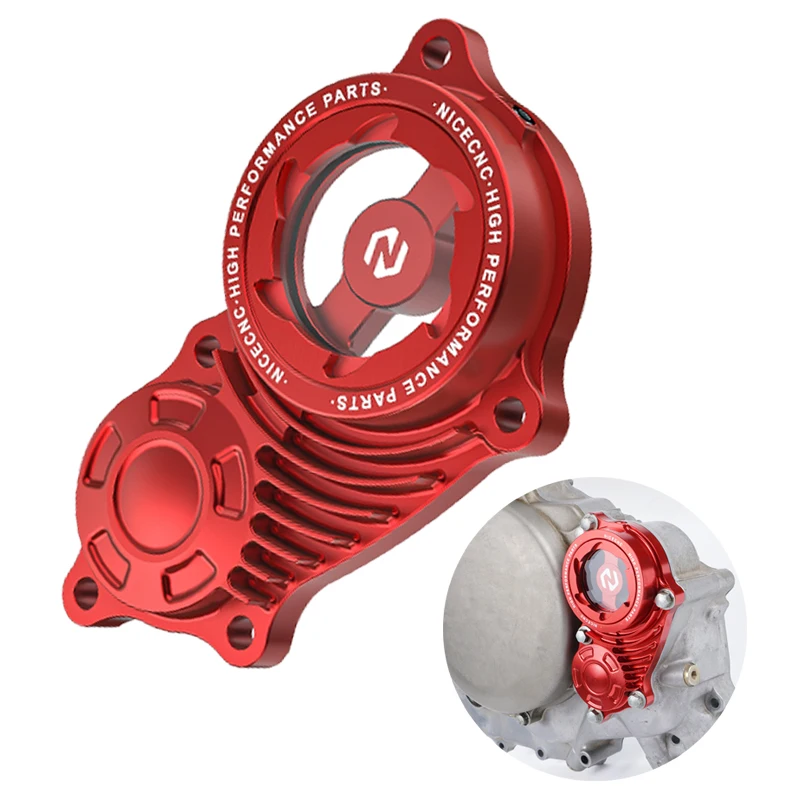 

CNC For HONDA XR650R XR 650R 2000-2007 2006 Transparent Clear Engine Oil Filter Cover Cap Guard Protection Motocross Accessories