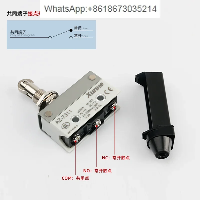 10 шт. ограничение хода TZ CZ AZ-7311 микро переключатель прямая колонка с роликом