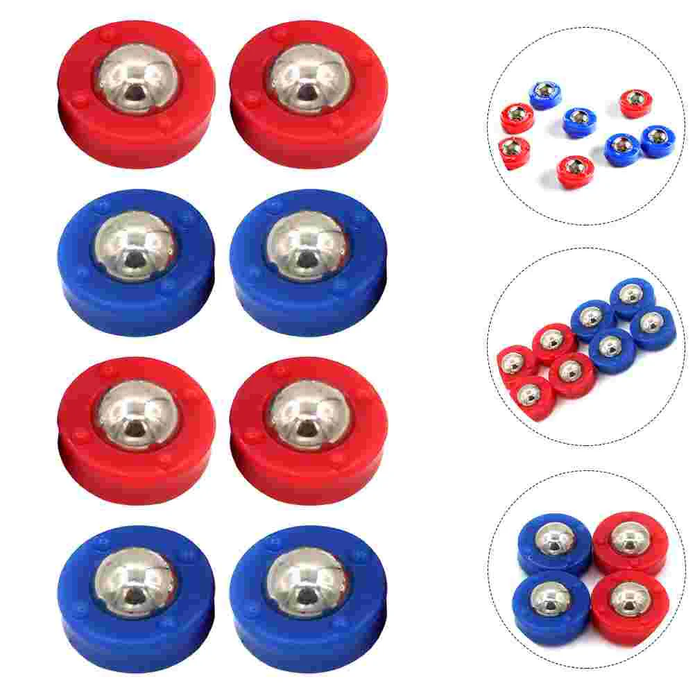 

Shuffleboard Pucks Rollersreplacement Game Rolling Tabletop Mini Bead Curling Beads Sliding Equipment Games Set Supplies Table