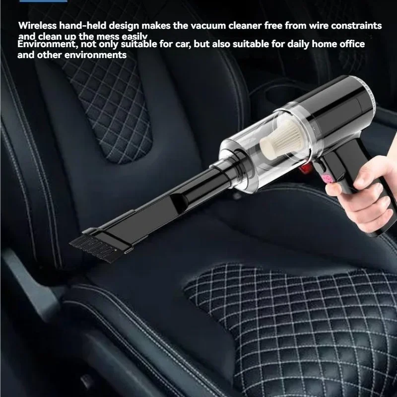 Портативный Автомобильный Пылесос 12000pa Мощный Мини-беспроводной Ручной