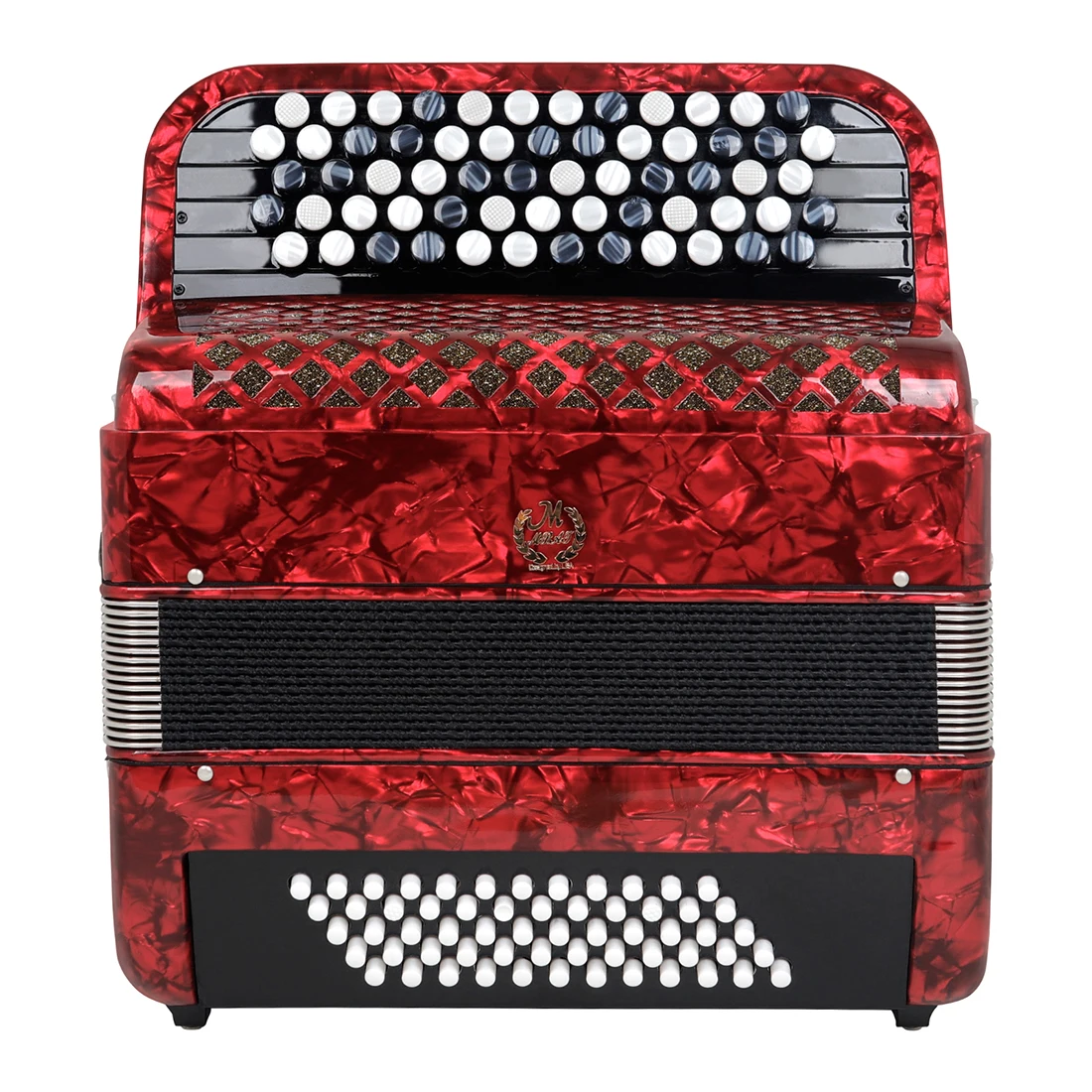 M MBAT Bayan Accordion 62-клавишный 60-басовый аккордеон профессиональный из овчины с