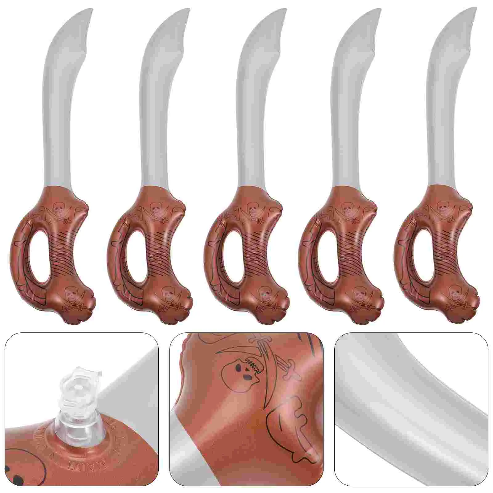 

5 шт., детский надувной пиратский корабль