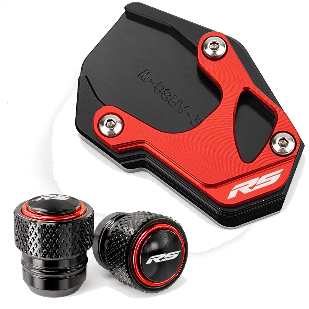 

Для Aprilia RS660 RS457 RS 660 rs 457 2021-2023 2024 2025 Мотоциклетная подставка с ЧПУ, боковая подставка для ног, удлинитель, колпачки клапанов шин