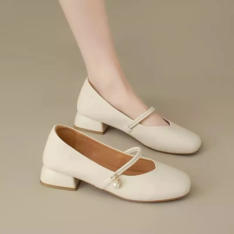 Лидер продаж 2023 женские Туфли Мэри Джейн модные классические туфли-лодочки на