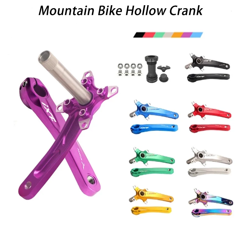 

IXF MTB Cranks Bike Integrated Mountain Bicycle Hollowtech Crankset 104BCD Connecting Rods 170mm Chainring 32/34/36/38/40/42T