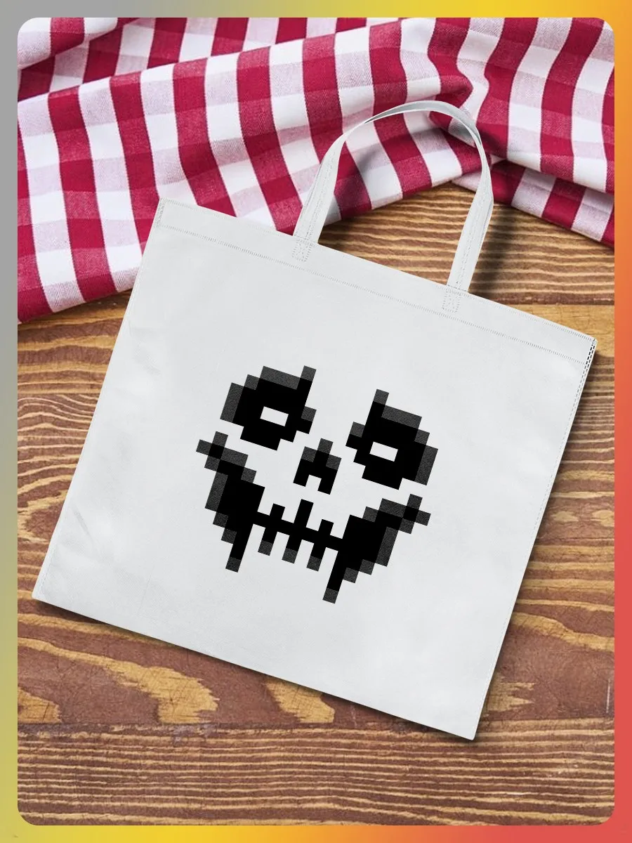 Сумка на плечо сумка шоппер эко пиксель арт (лего pixel котики аниме lego mosaic) - 6837 |