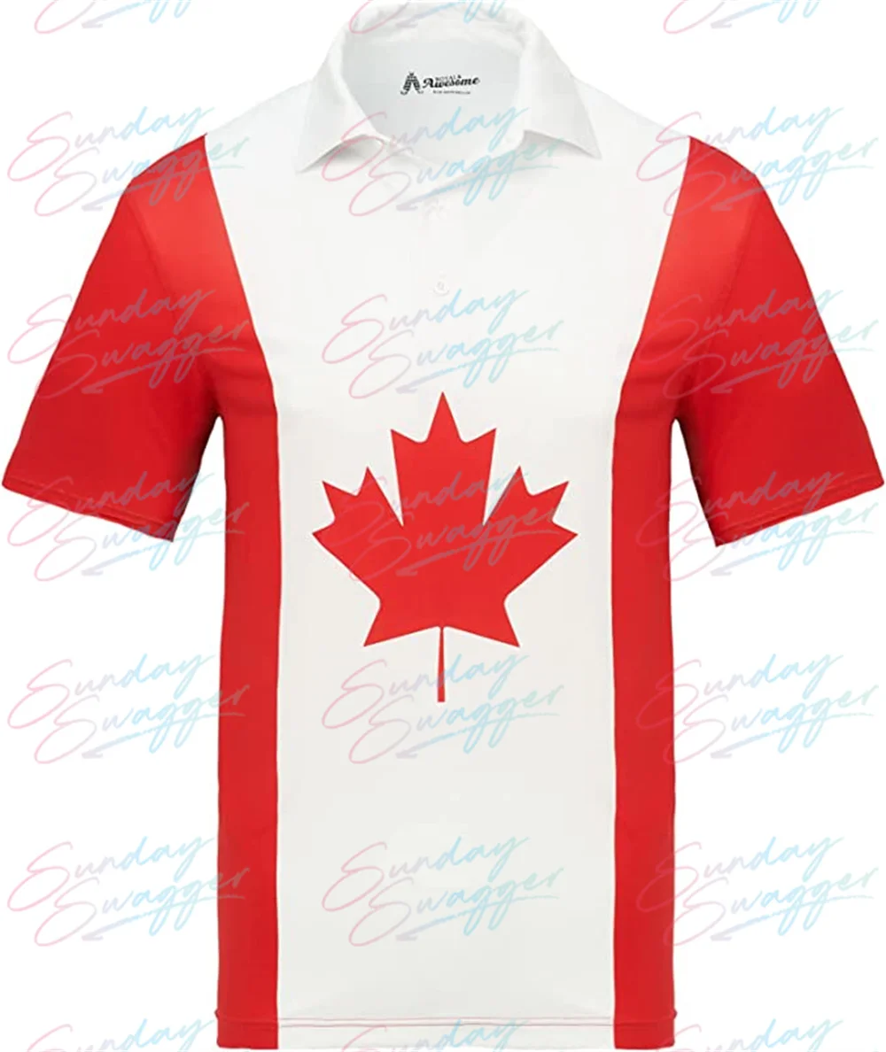 Sunday Swagger Golf Shirt Men's Polo Shirt Quick Dry Performance Short Sleeve Tactical Shirts Pique Jersey Mountaineering Tops