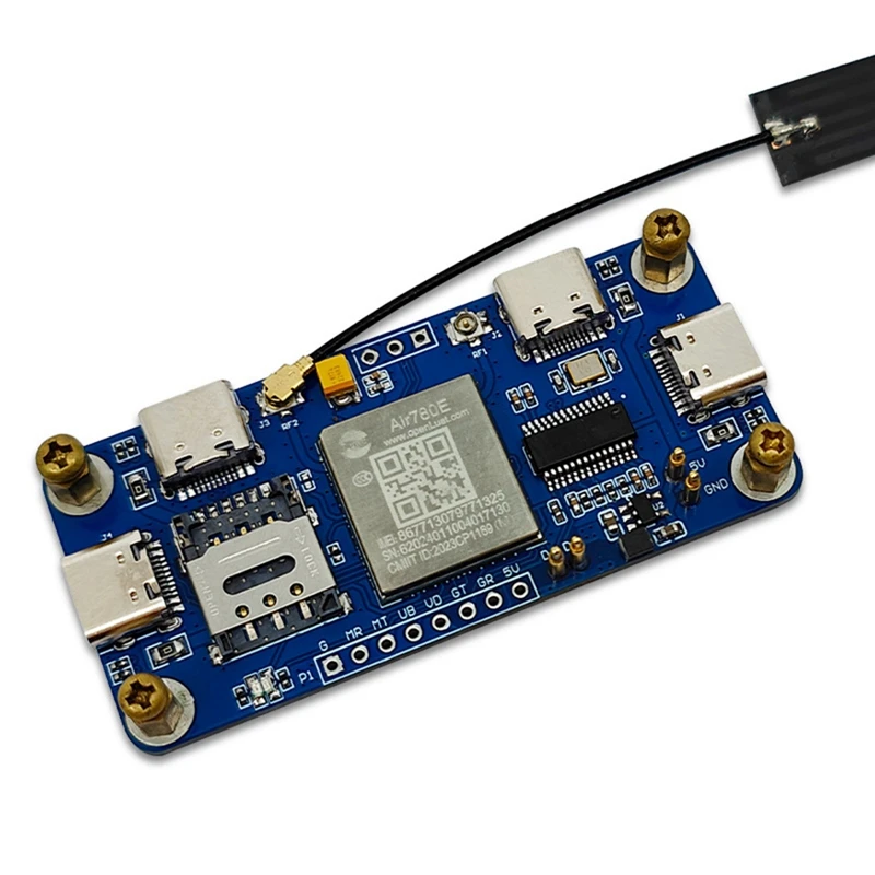 Плата расширения 4G HUB Сетевой модуль Air780e CAT1 Модуль Ethernet LTE для Raspberry Pi Zero Dedicated