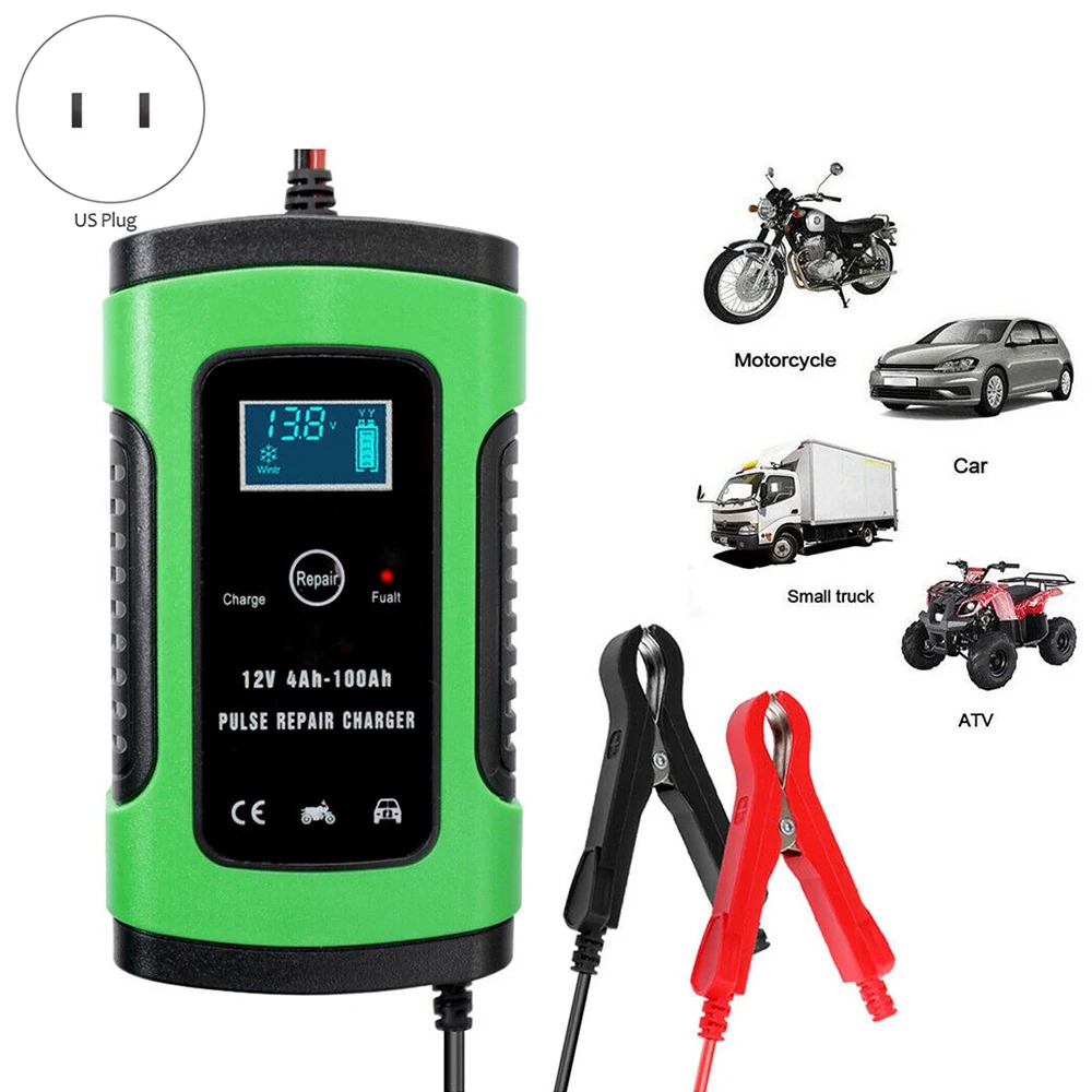 Автомобильное зарядное устройство 12 В 6 А автоматический стартер Power Bank Booster Maintainer