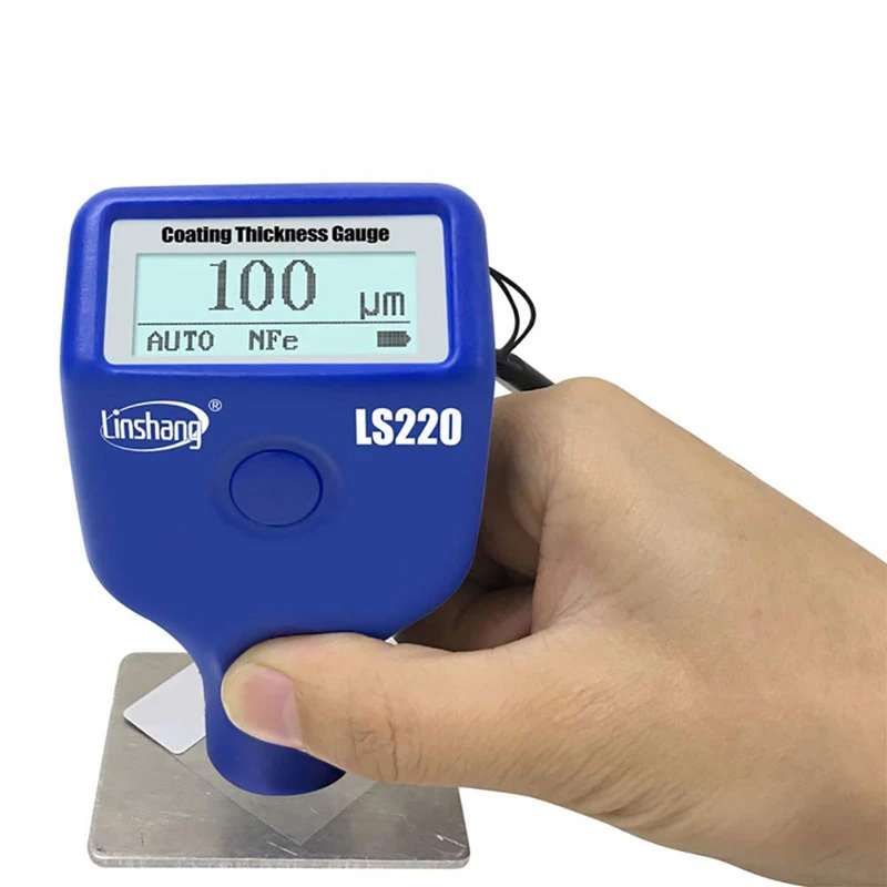 Linshang LS220 Car Paint Meter LCD Screen For 2000Um Ferrous Non-Ferrous Dry Film