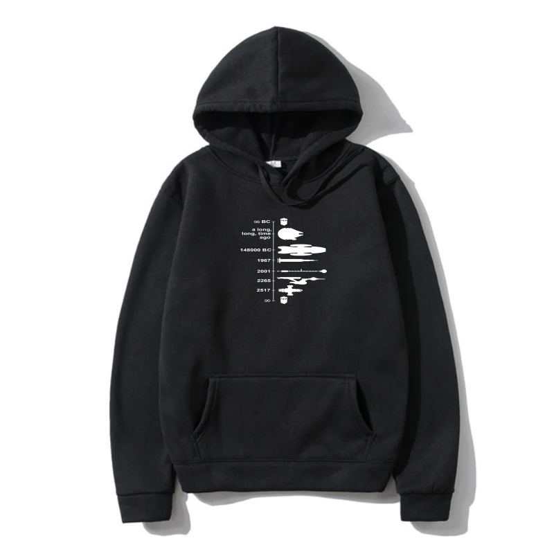 

Hoody funny Pullover Space Ship Timeline Sweat Sweatshirt