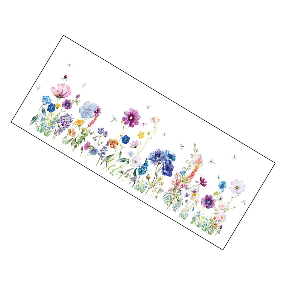 

Wall Stickers Flower Decals Plant Floral Art Room Vinyl Home Wallpaper Decal Decor Sunflower Clings Mural Window Dragonfly Baby
