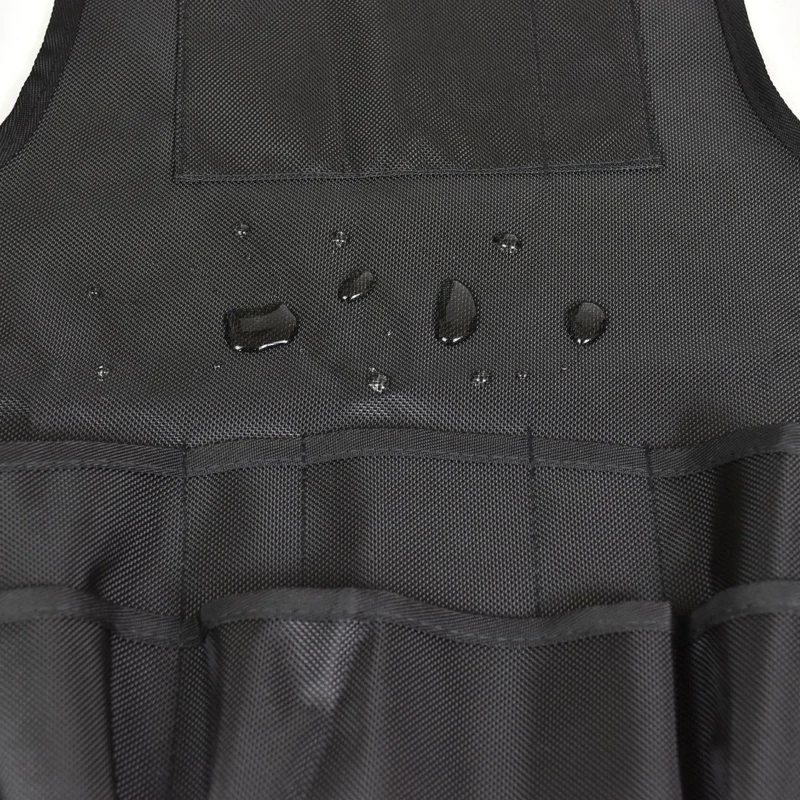 Heavy Duty Waxed Canvas Carpenters Work Apron w/Pockets Adjustable Tool Gift for Woodworker |