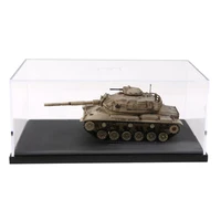 172 american m60a3 tank model with dustproof box diecast alloy tank model collection gift display desert color