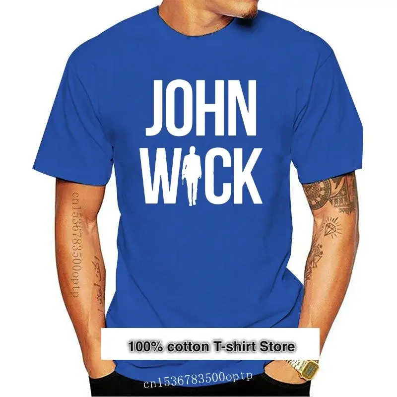 Camiseta negra para hombre, camiseta John Wick, Baba, Yaga, Keanu, Reeves, regalo de seguidor, 2021