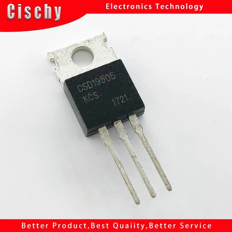 

10pcs/lot CSD19505KCS CSD19505 19505KCS TO-220 80V 150A new original In Stock