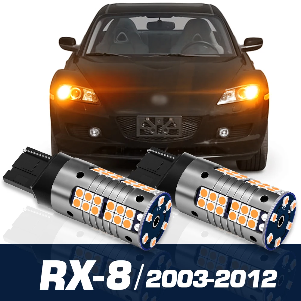 

2pcs LED Turn Signal Light Canbus Accessories For Mazda RX-8 RX 8 RX8 SE FE 2003-2012 2004 2005 2006 2007 2008 2009 2010