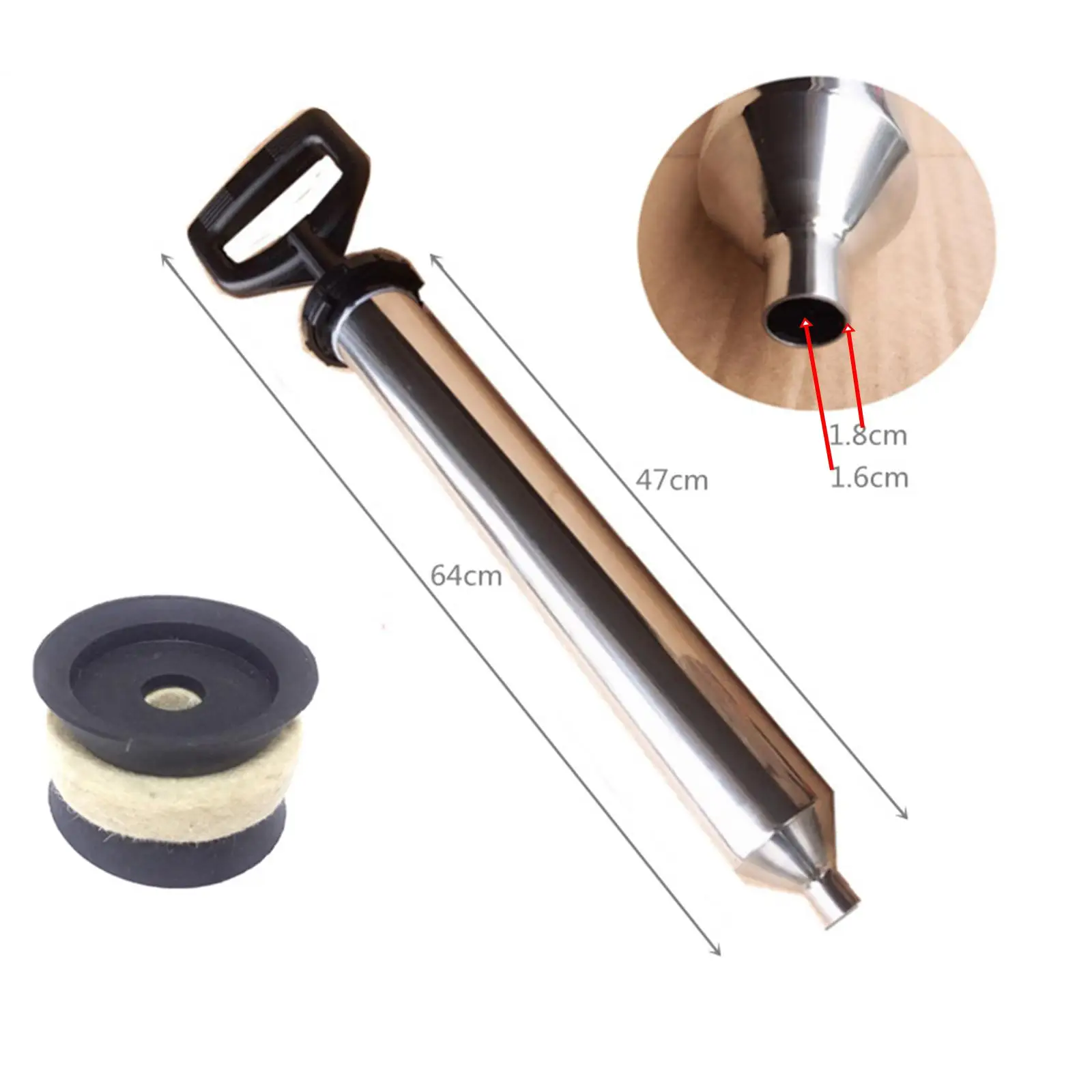 

Stainless Steel Caulking Gun Caulking Tools Construction Tool Grouting Plugging Cement Caulking Gun Grouting Tools for Cement