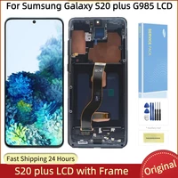 original super amoled display touch screen for samsung galaxy s20 plus g985f display touch screen digitizer assembly with defect
